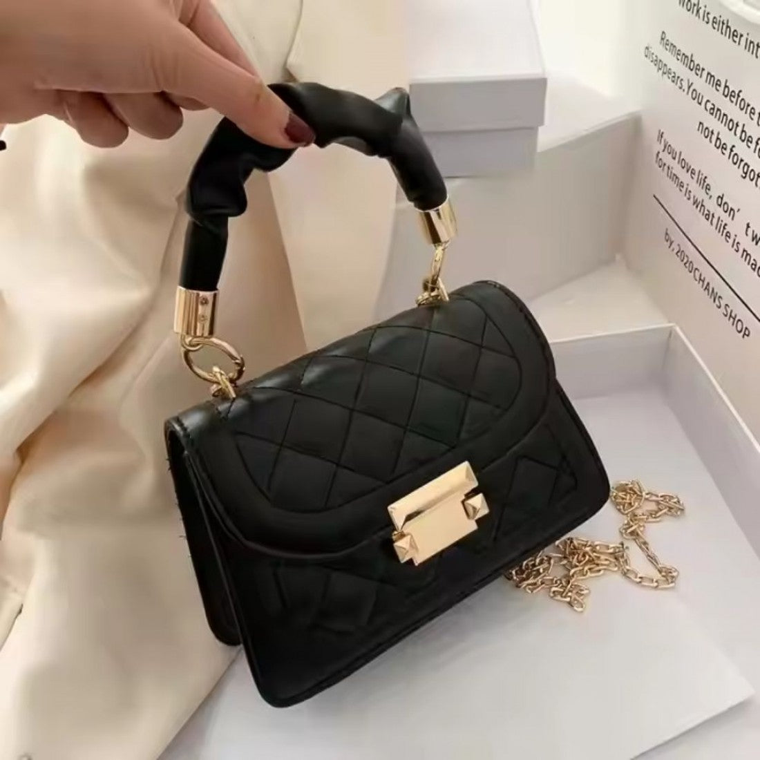 Mini Square Chain Crossbody Bag
