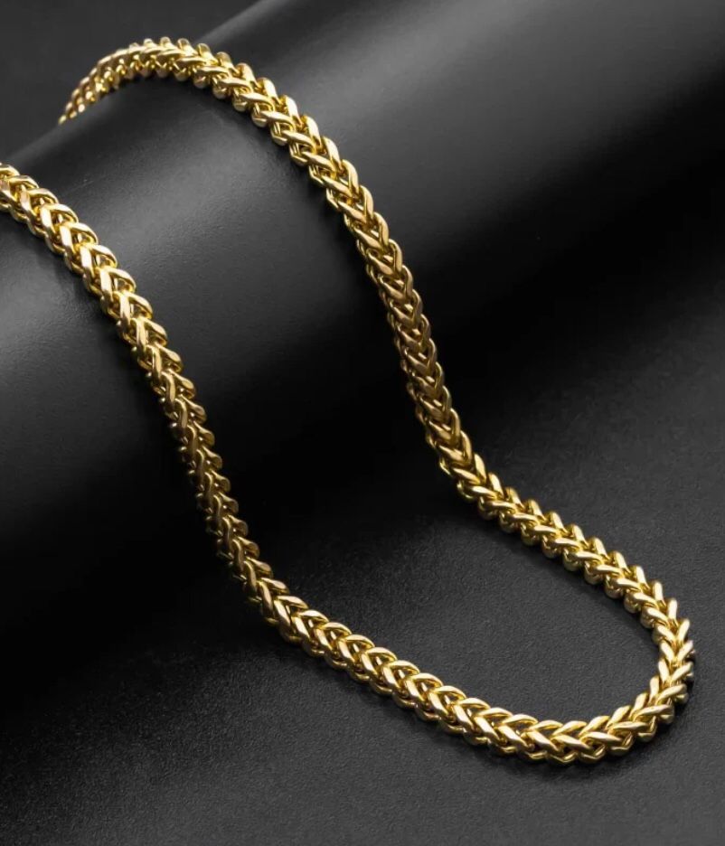Men’s Stainless Steel Rope Chain Necklace