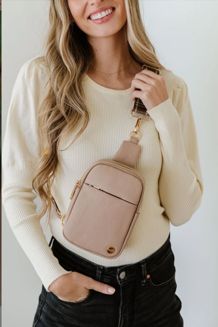 Modern & Chic Vegan Leather Crossbody Sling Bag