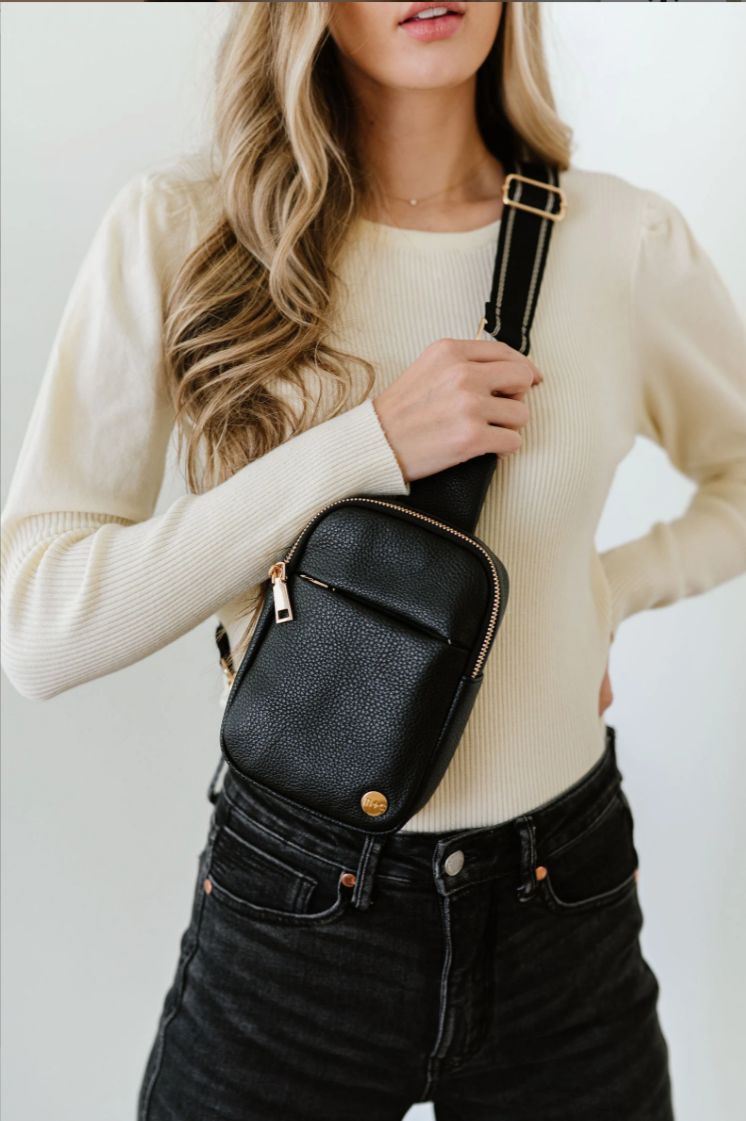Modern & Chic Vegan Leather Crossbody Sling Bag