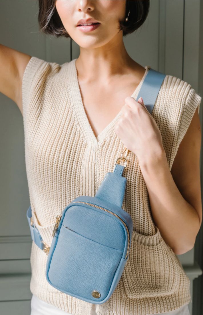 Modern & Chic Vegan Leather Crossbody Sling Bag